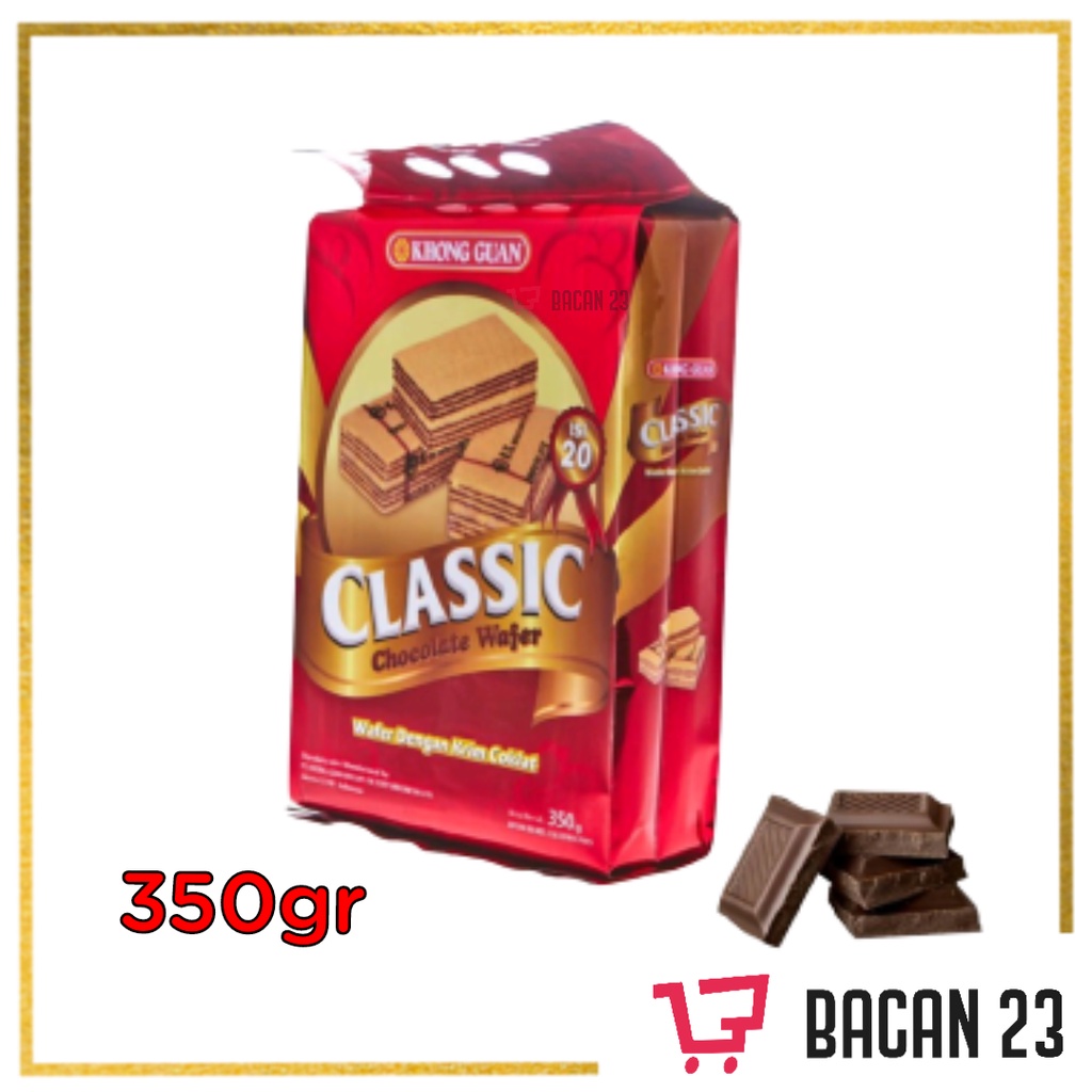 Jual Khong Guan Classic Chocolate Wafer ( 350 Gr ) / Biskuit Krim ...