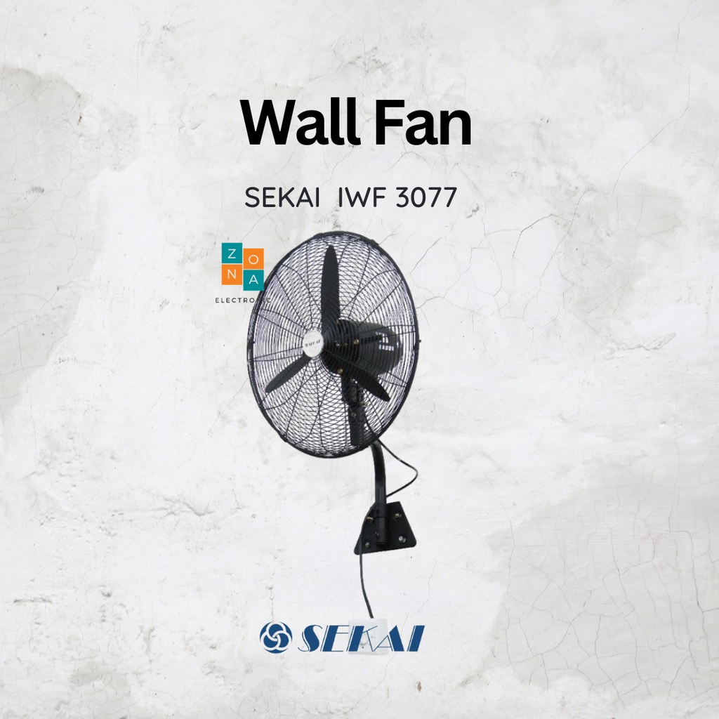 Jual Sekai Industrial Wall Fan 30 Inch Iwf 3077 Kipas Angin Industri Dinding Sekai Kipas Angin 7441