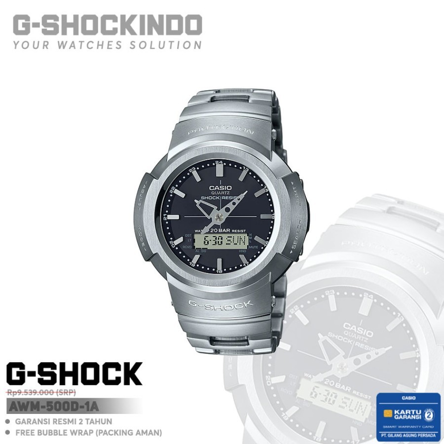 Jual Casio G-Shock AWM-500D-1A / AWM-500D-1ADR Original | Shopee Indonesia