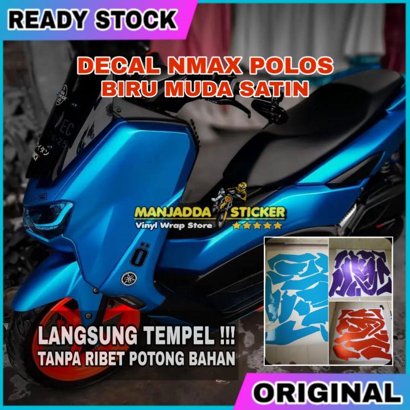Jual Stiker skotlet decal nmax polos fullbody bahan mudah dipasang