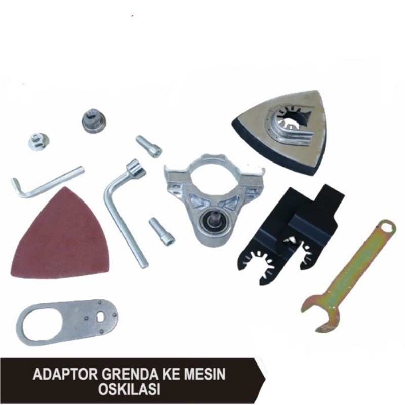 Jual Adapter Gerinda Multifungsi Oskilasi Set Menjadi Mesin Oscillating ...