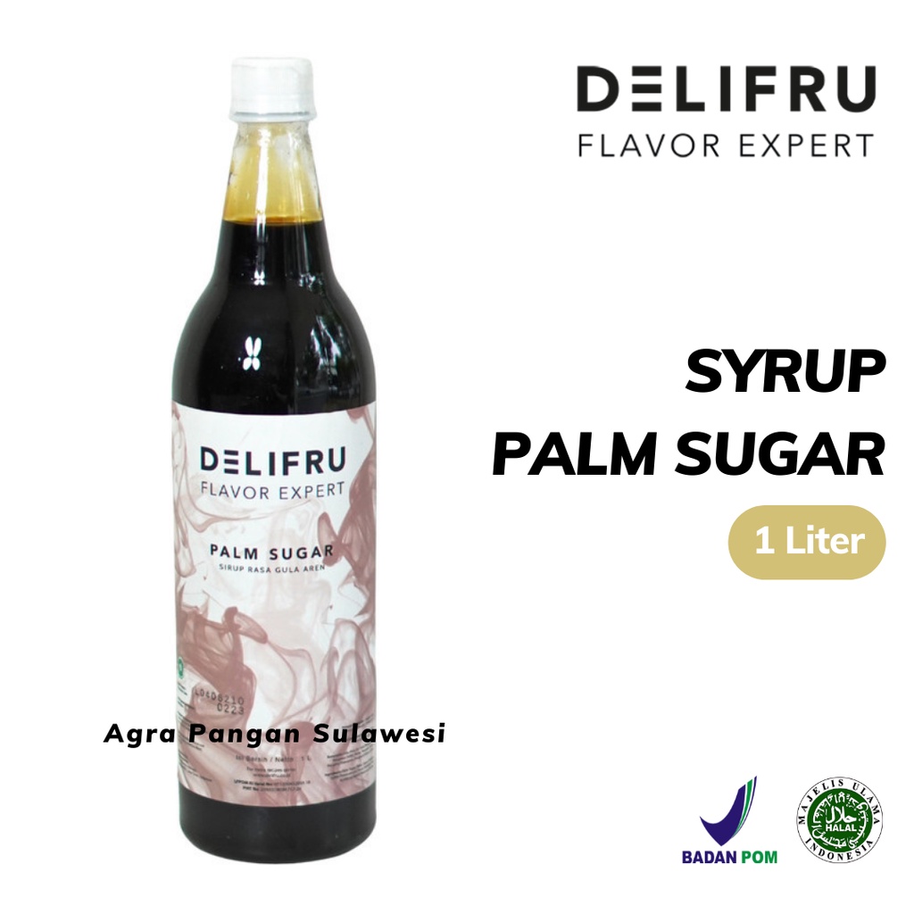 Jual Syrup PALM SUGAR Delifru Sirup Gula Aren Cair Premium 1 L 1000