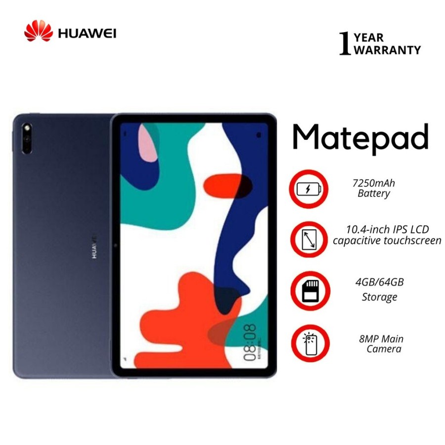 Jual HUAWEI MatePad 10.4 Inch Tablet [4GB+64GB] Garansi Resmi Huawei