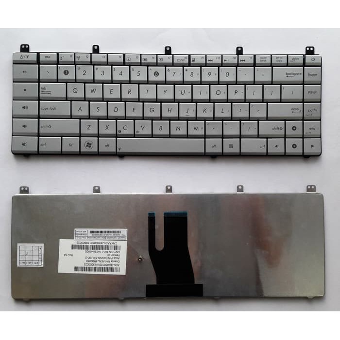 Jual Keyboard Laptop Cocok Untuk Asus N45 Silver | Shopee Indonesia