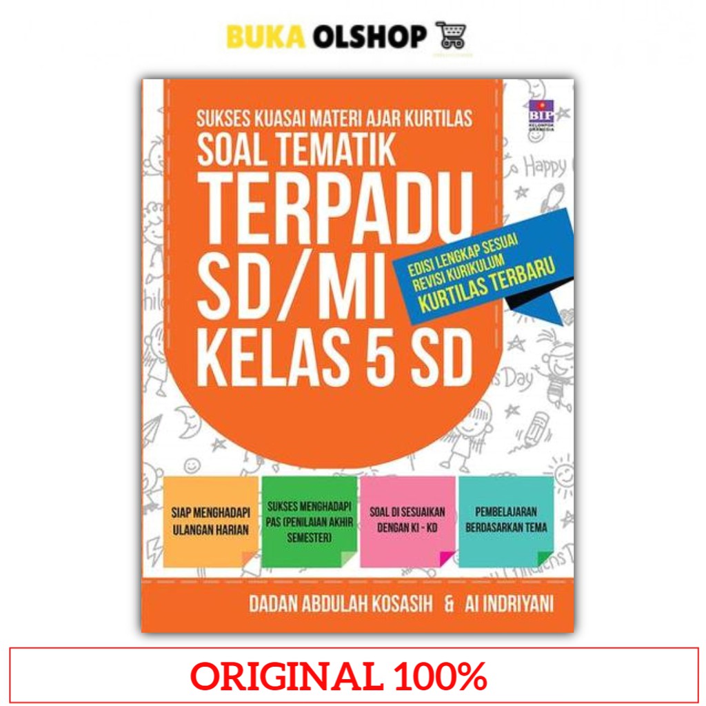 Jual Soal Tematik Terpadu SD/MI Buku Soal Tematik Kelas 5 SD | Shopee ...