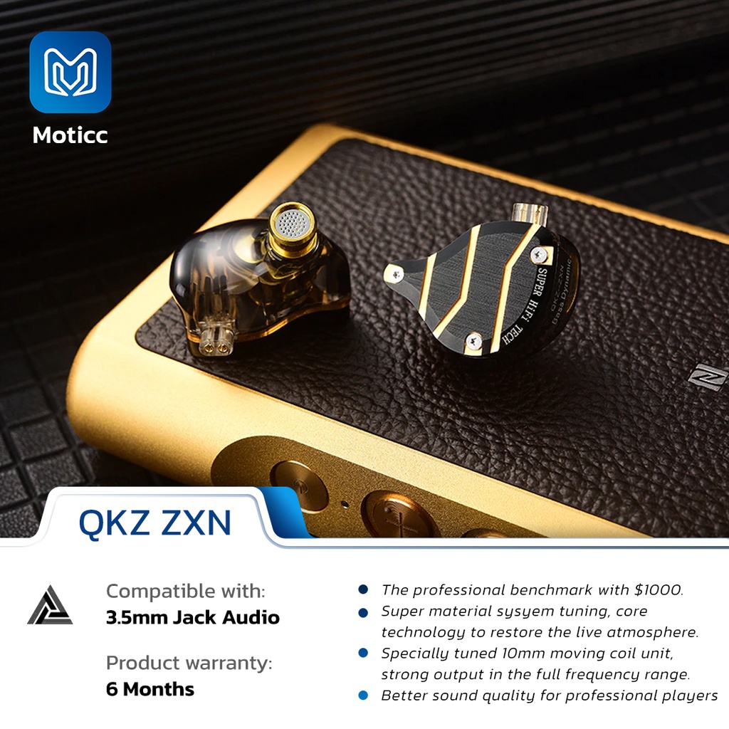 Jual QKZ ZXN with Mic Basshead Hifi Earphone alt KZ ZS10 Pro CCA C10 ...