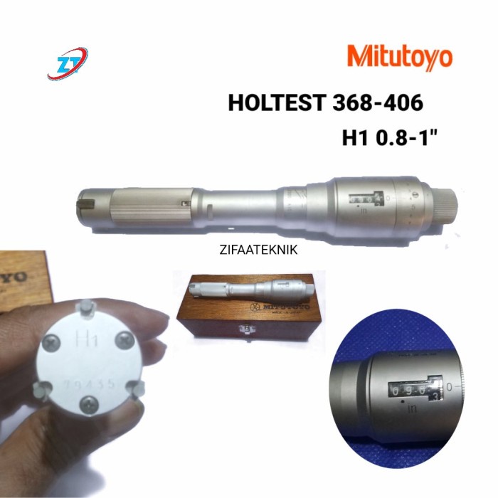 Jual Mitutoyo Holtest 368-406 Three-Point Internal Micrometer H1 0,8 ...