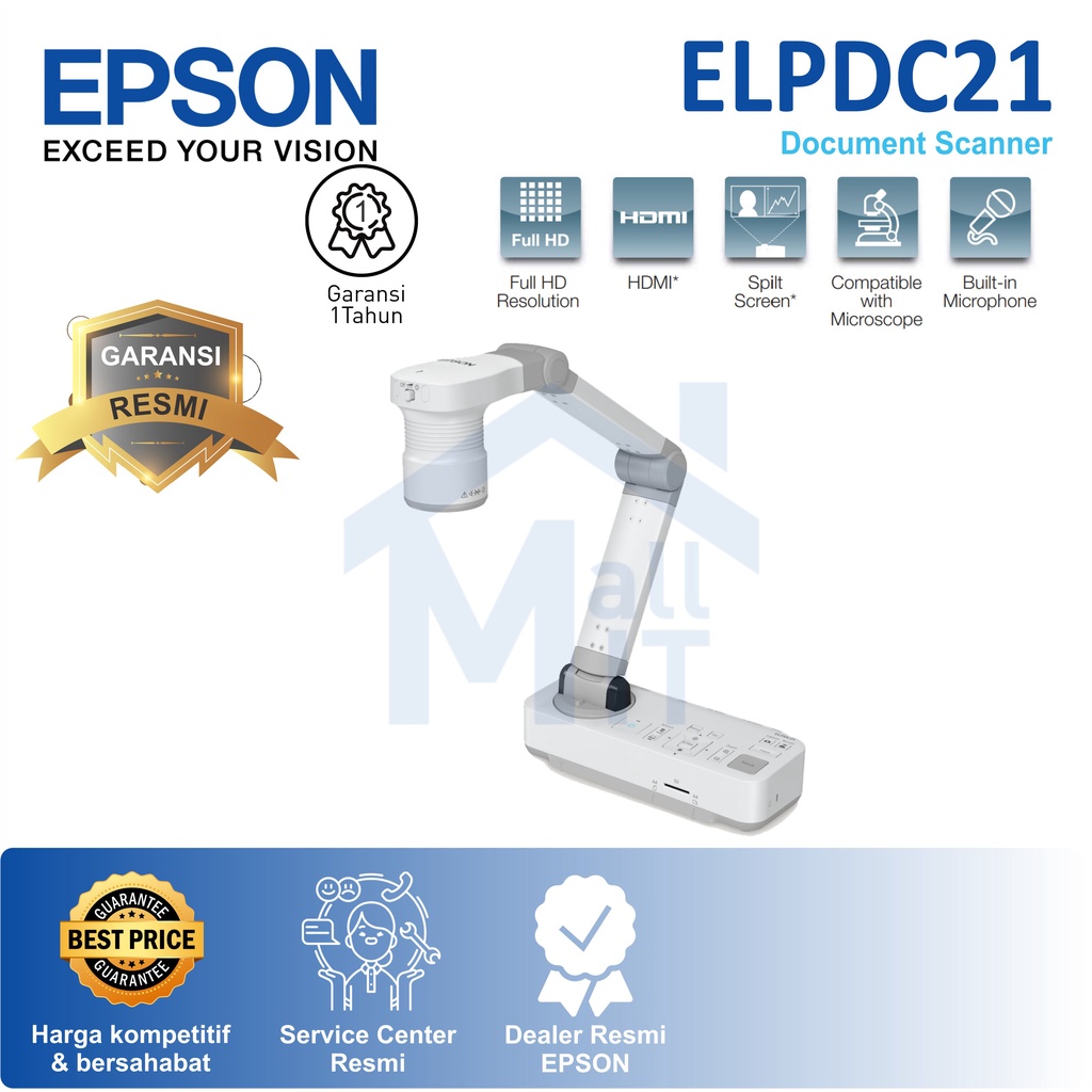 Jual Document Camera EPSON ELPDC21 Dokumen Kamera EPSON ELPDC21