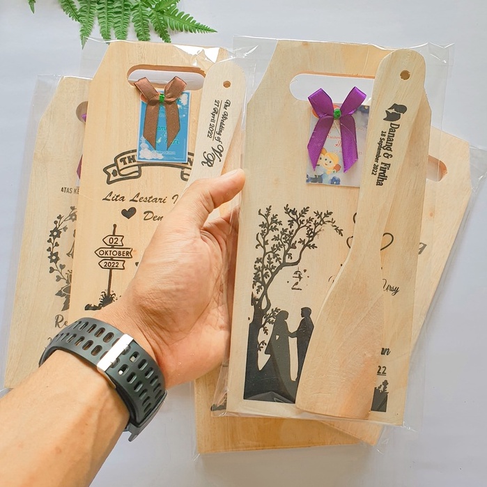 Jual souvenir pernikahan talenan sablon model tas murah unik souvenir ...