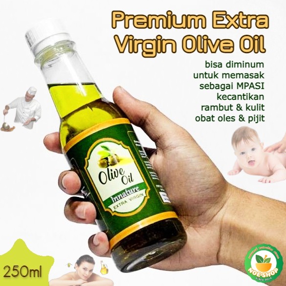 Jual (250ml) Extra Virgin Olive Oil Minyak Zaitun Murni Perasan Pertama ...