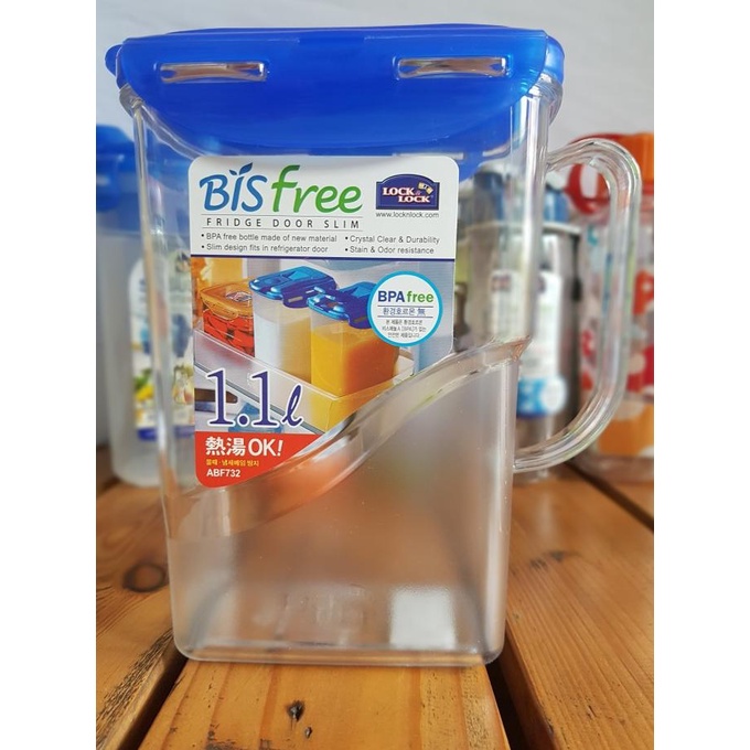 Jual LocknLock Jug Air Minum Plastik Teko Pitcher Slim 1,1Ltr | Shopee ...