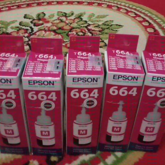 Jual Tinta Epdon 664 Magentacyanyellowblackseriesl100l110l120l200l210l220 Shopee 2806