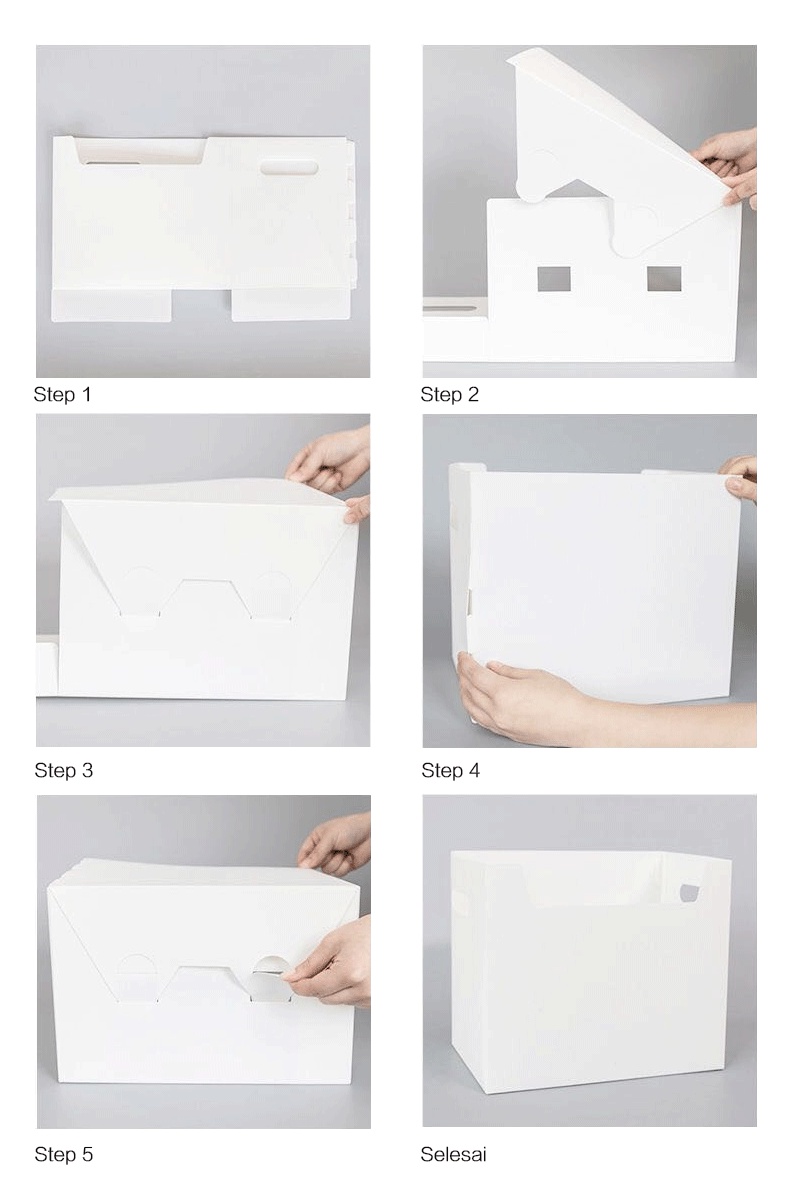 Jual Dejavu Storage Box Buku Desktop Container Box Meja Kantor Rak ...