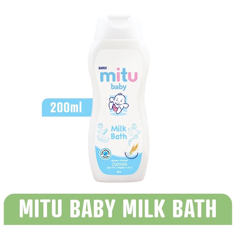 Jual MITU MILK BATH OAT BTL 200ML | Shopee Indonesia