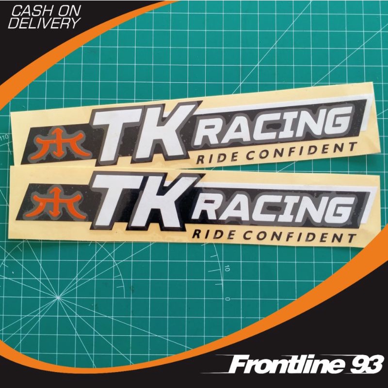 Jual Cetak Sticker Cutting Logo Tk Racing Custom Stiker Cutting Racing ...