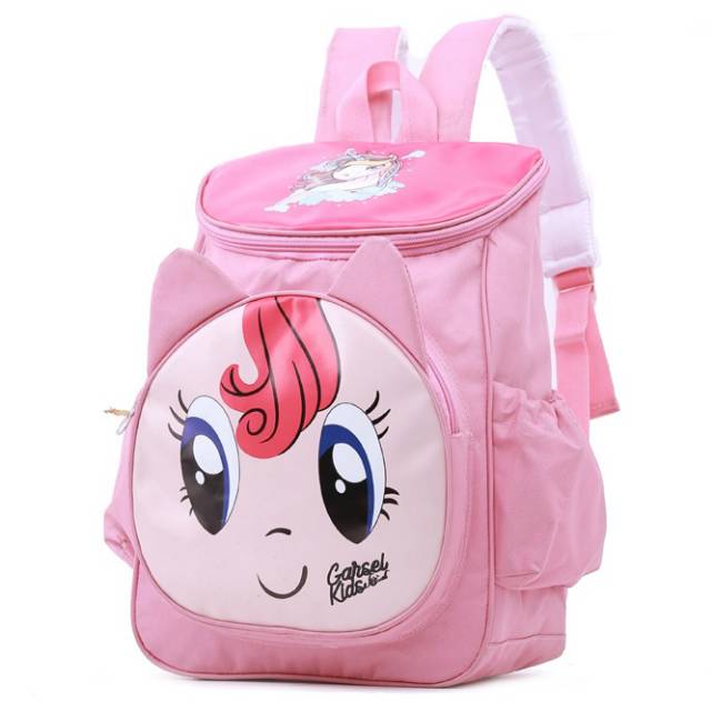 Garsel Tas sekolah anak (COD) sd Paud wanita karakter kuda pony garsel kode  Fam 5937