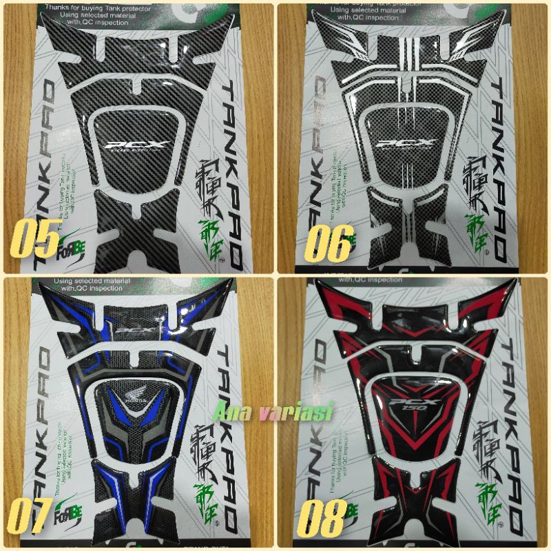 Jual Stiker Sticker Timbul Tankpad Honda Pcx Tankpad Protektor Honda