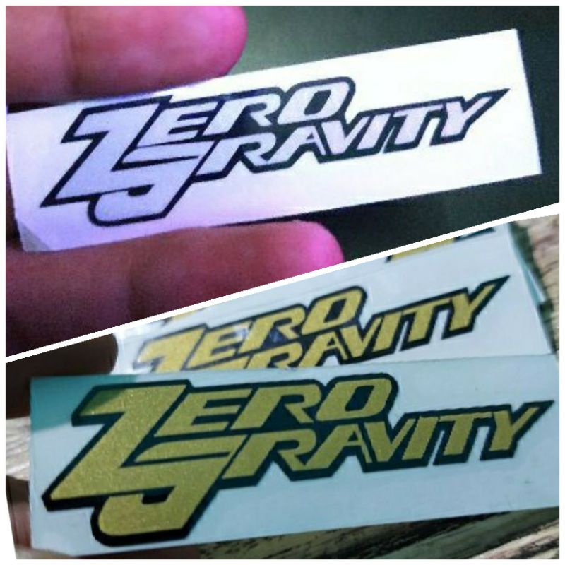 Jual sticker ZERO GRAVITY cutting stiker motor | Shopee Indonesia
