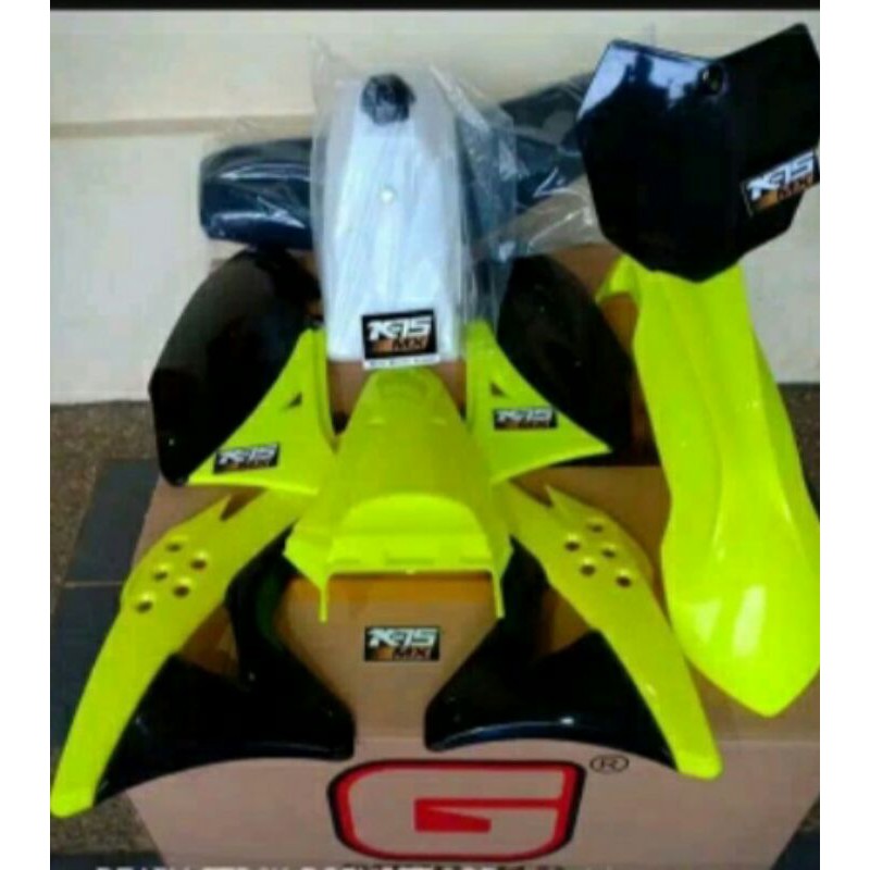 Jual Body Gordon Hijau Stabilo Full Set Bukan Ktm Pnp Klx Bf S