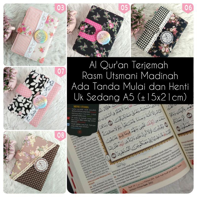 Jual Quran Sampul Mushaf Ash Shahib Khat Rasm Utsmani Waqaf Ibtida Terjemah Alq A Sedang