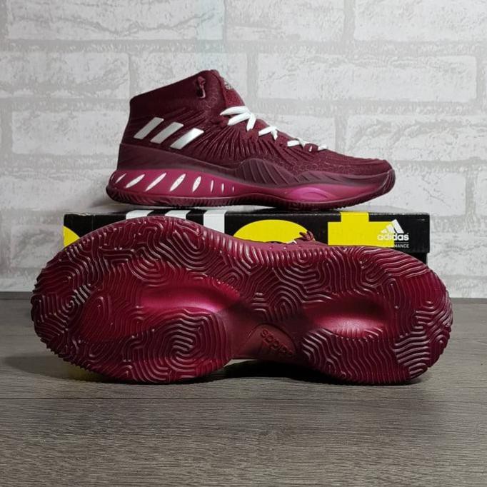 Adidas crazy explosive maroon hotsell