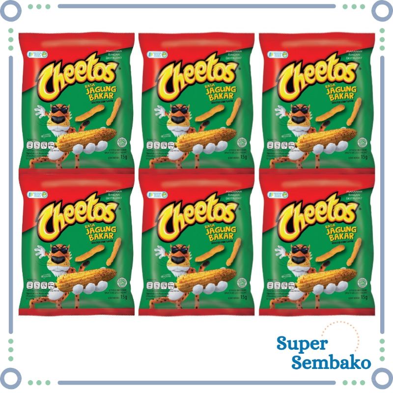 Jual SNACK CHEETOS RASA JAGUNG BAKAR RENCENG ISI 10 PCS BUNGKUS ...