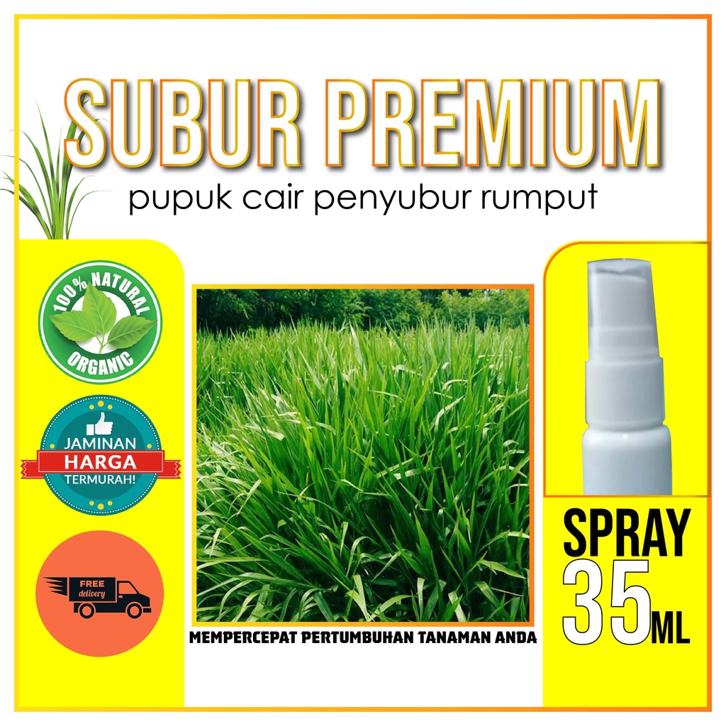 Jual PUPUK PENYUBUR RUMPUT 35 ML SUBUR Cairan Obat Semprot Perangsang ...