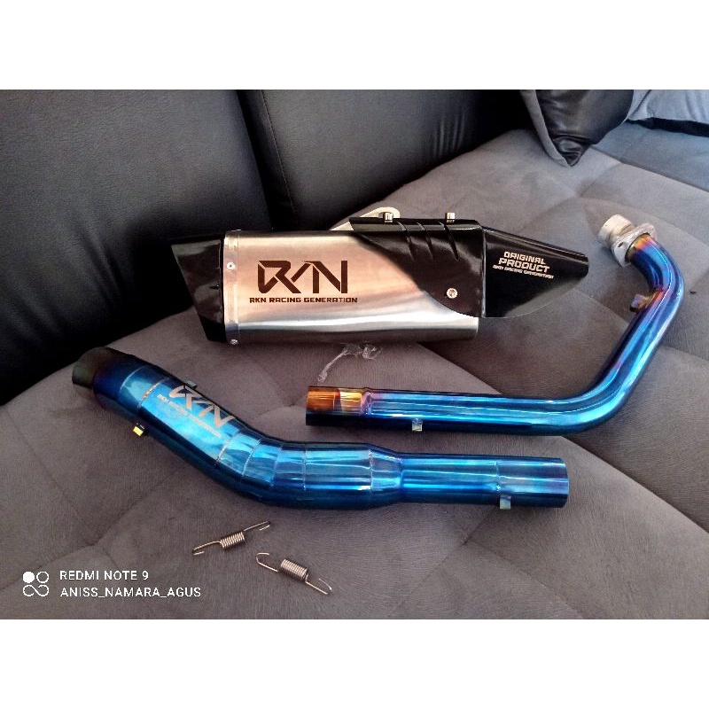 Jual knalpot racing original RKN RACING GENERATION_EVO 1 fullsystem ...