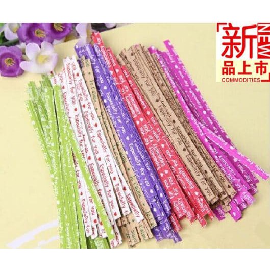 Jual [SPESIAL] Pita Kawat Wire Pengait Plastik - Packaging Cookies ...