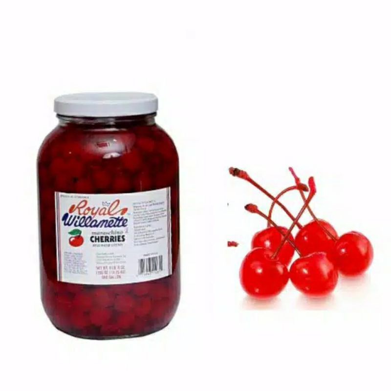 Jual BUAH CHERRY MERAH TANGKAI / CHERRY BAHAN KUE / MANISAN CERY GLAZE ...