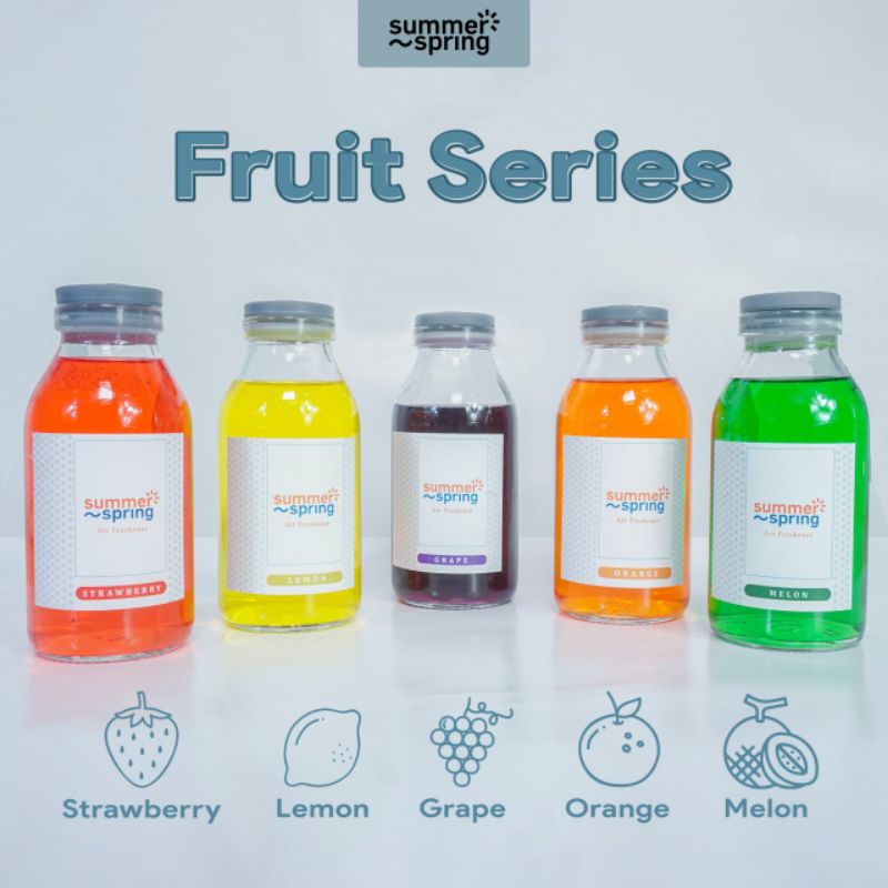 Jual Refill Pengharum Botol Apel Dan Spray Summer Spring 100ml Fruit ...