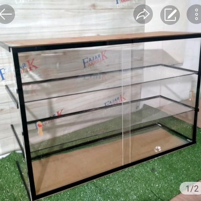 Jual Etalase Akrilik Etalase Mini 3 Susun/ Tempat Roti | Shopee Indonesia