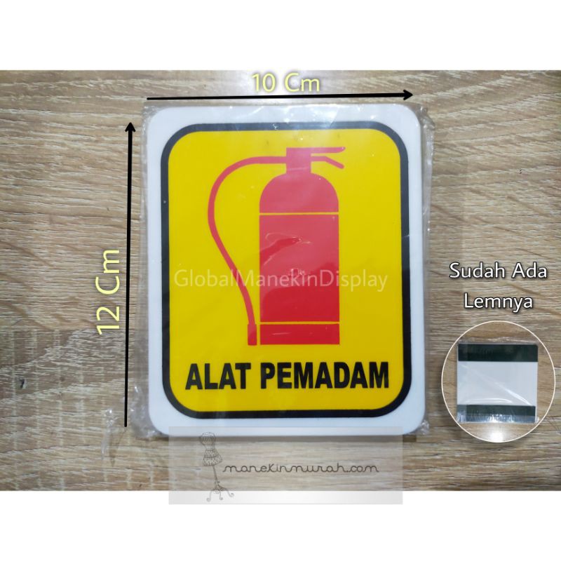 Jual Stiker Pemadam Kebakaran Tulisan Alat Pemadam Api | Shopee Indonesia