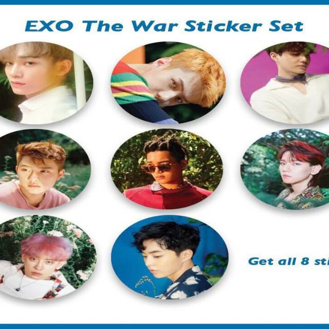 Jual STIKER ORIGINAL KOREA READY STOCK EXO ALL MEMBER | Shopee Indonesia