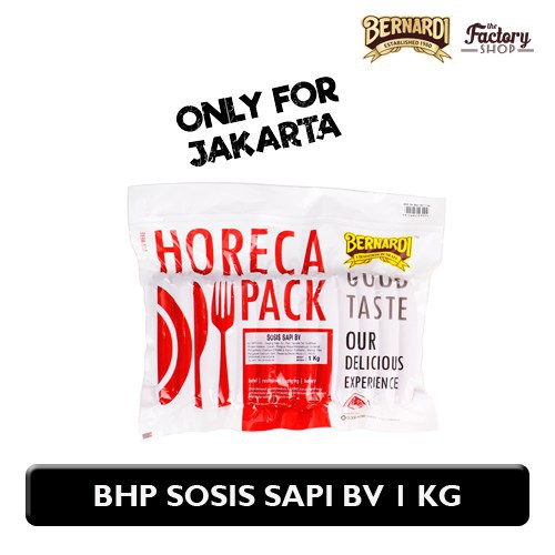 Jual Bernardi Horeca Pack Sosis Sapi Bv 1 Kg Shopee Indonesia