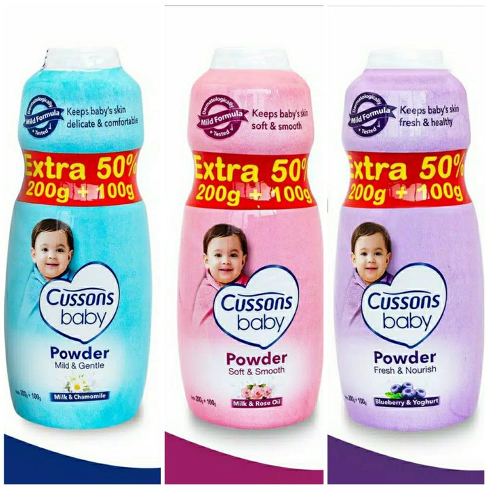 Jual Cussons Baby Powder 200gr+ 100 gr | Shopee Indonesia