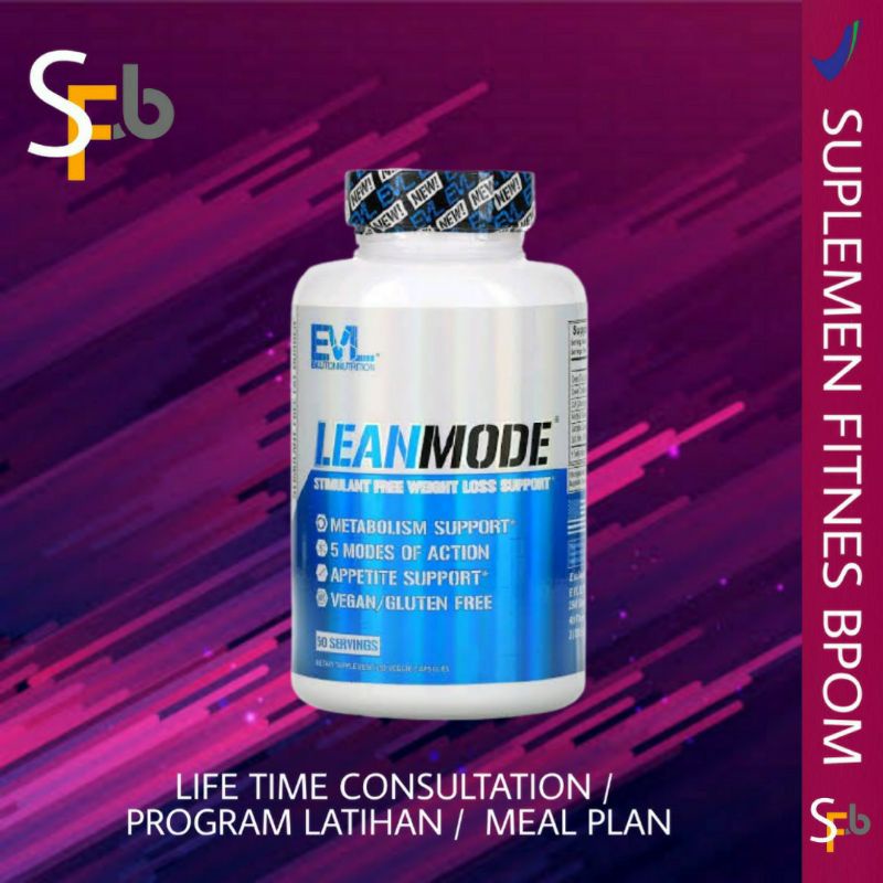 Jual EVL LEAN MODE FAT BURNER 150 CAPSULE CAPS PEMBAKAR NON STIMULANT ...