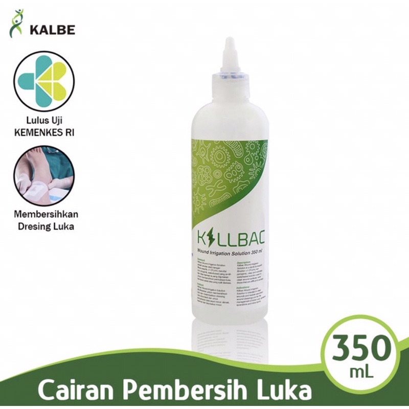 Jual Killbac cairan pembersih luka 350 ml ( antiseptik mencegah infeksi ...