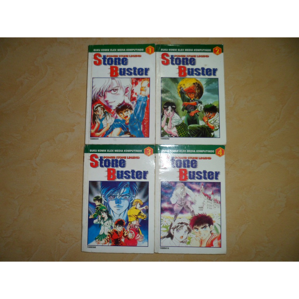 Jual Komik Stone Buster 1-4 Tamat ( Pengarang Kapten Kid ) | Shopee ...