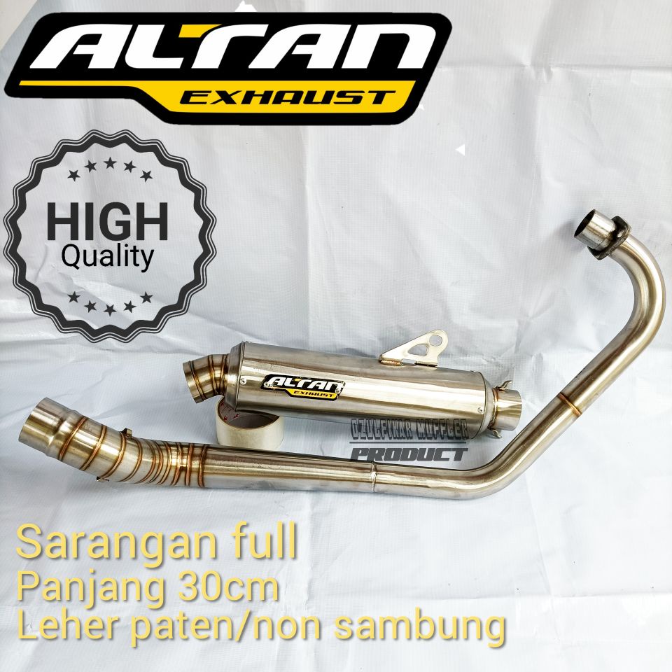 Jual Knalpot Racing Altan Exhaust Full Set Cb Gl Pro Megapro Tiger