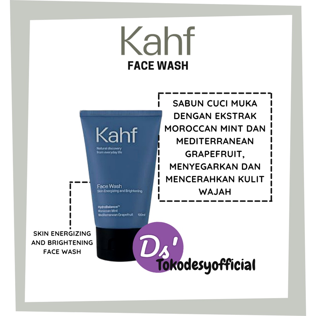 Jual Kahf Sabun Cuci Muka KAHF Face Wash 100 ml Shopee Indonesia