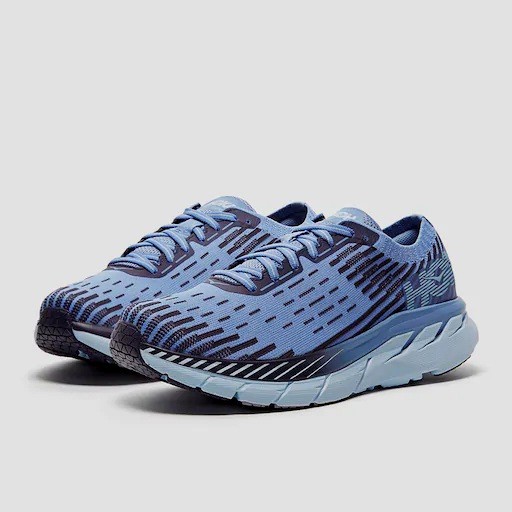 Hoka One One Clifton 5 Knit Blue Original 100 Planet Sports