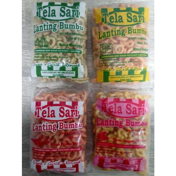 Jual lanting kebumen oleh oleh khas kebumen asli cap tela sari | Shopee ...