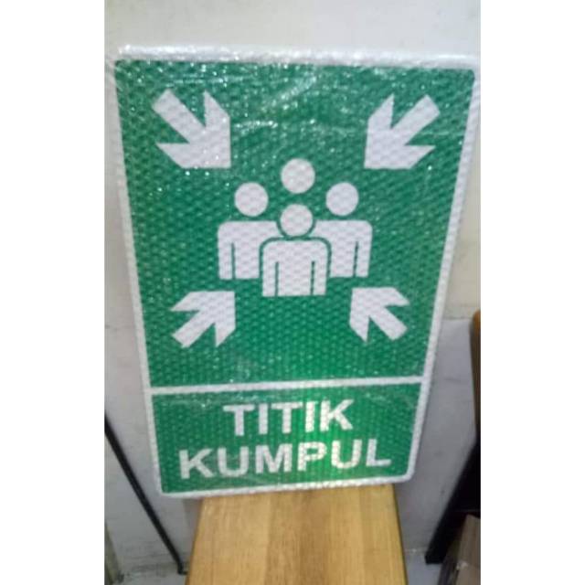 Jual SAFETY SIGN TITIK KUMPUL ASSEMBLY POINT | Shopee Indonesia