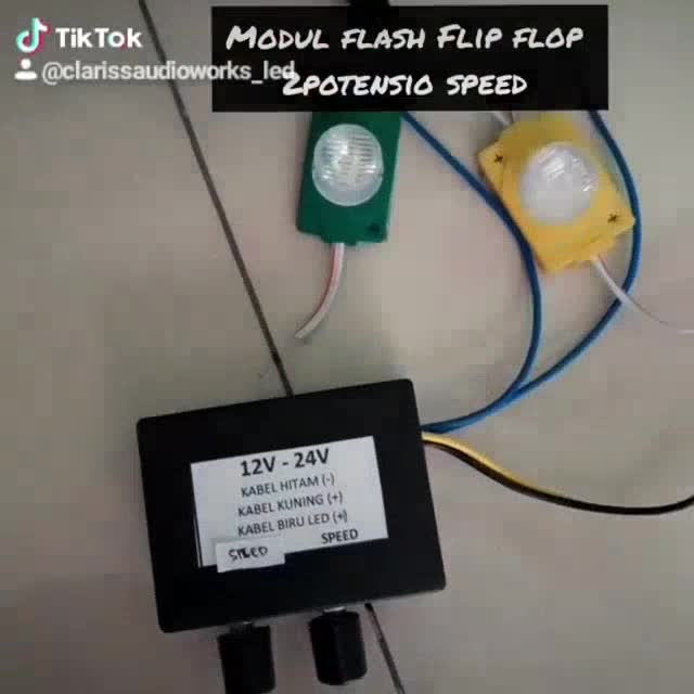 Jual MODUL Flash flip flop 2 dan 3 potensio speed 12v 24v | Shopee ...