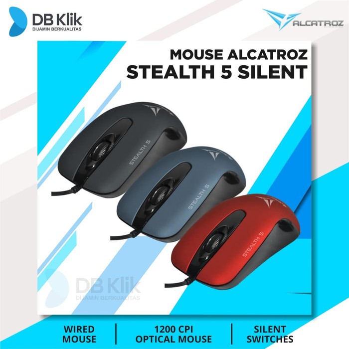 Jual Mouse USB Alcatroz Stealth 5 Silent | Shopee Indonesia