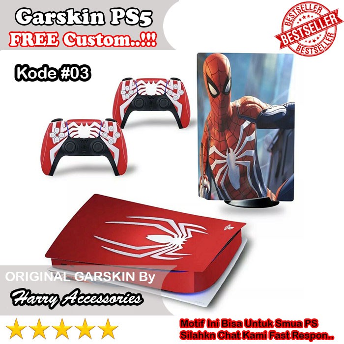 Jual Original Vinyl Garskin Sony PS5, PS 5, Playstation Bisa