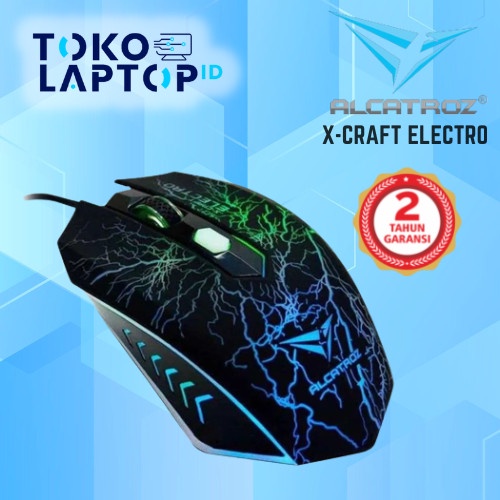 Jual Alcatroz XCraft Classic Electro Gaming Mouse Garansi 2 Tahun