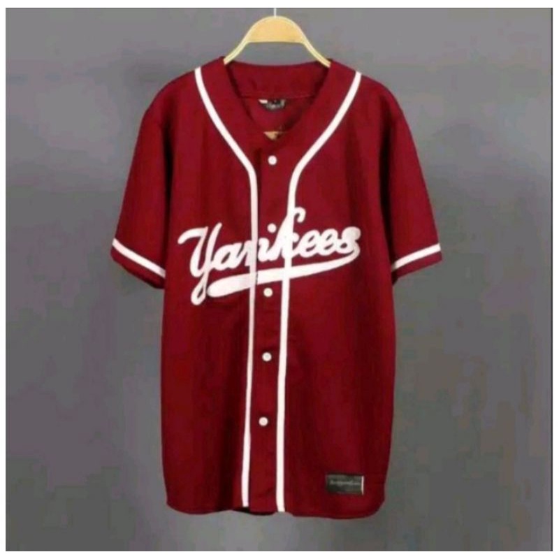 Baju baseball jersey baseball Dodgers, Fesyen Wanita, Pakaian Wanita,  Atasan di Carousell