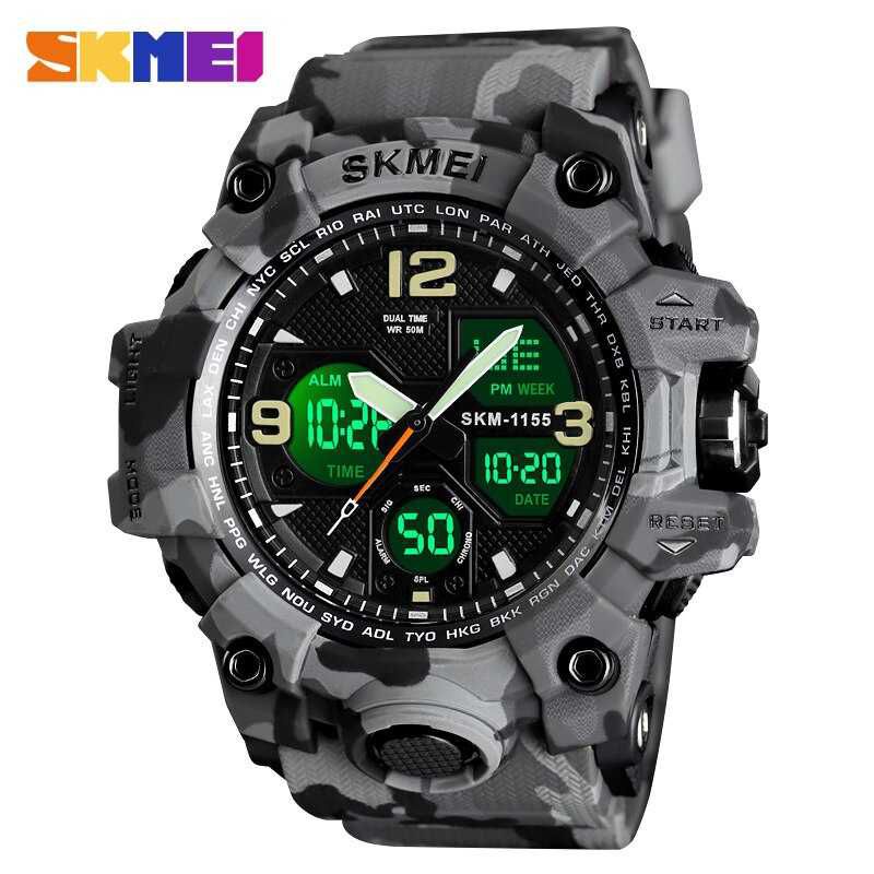 skmei ad1155 Jual SKMEI Jam Tangan Analog Digital Pria Keren AD1155 Shopee